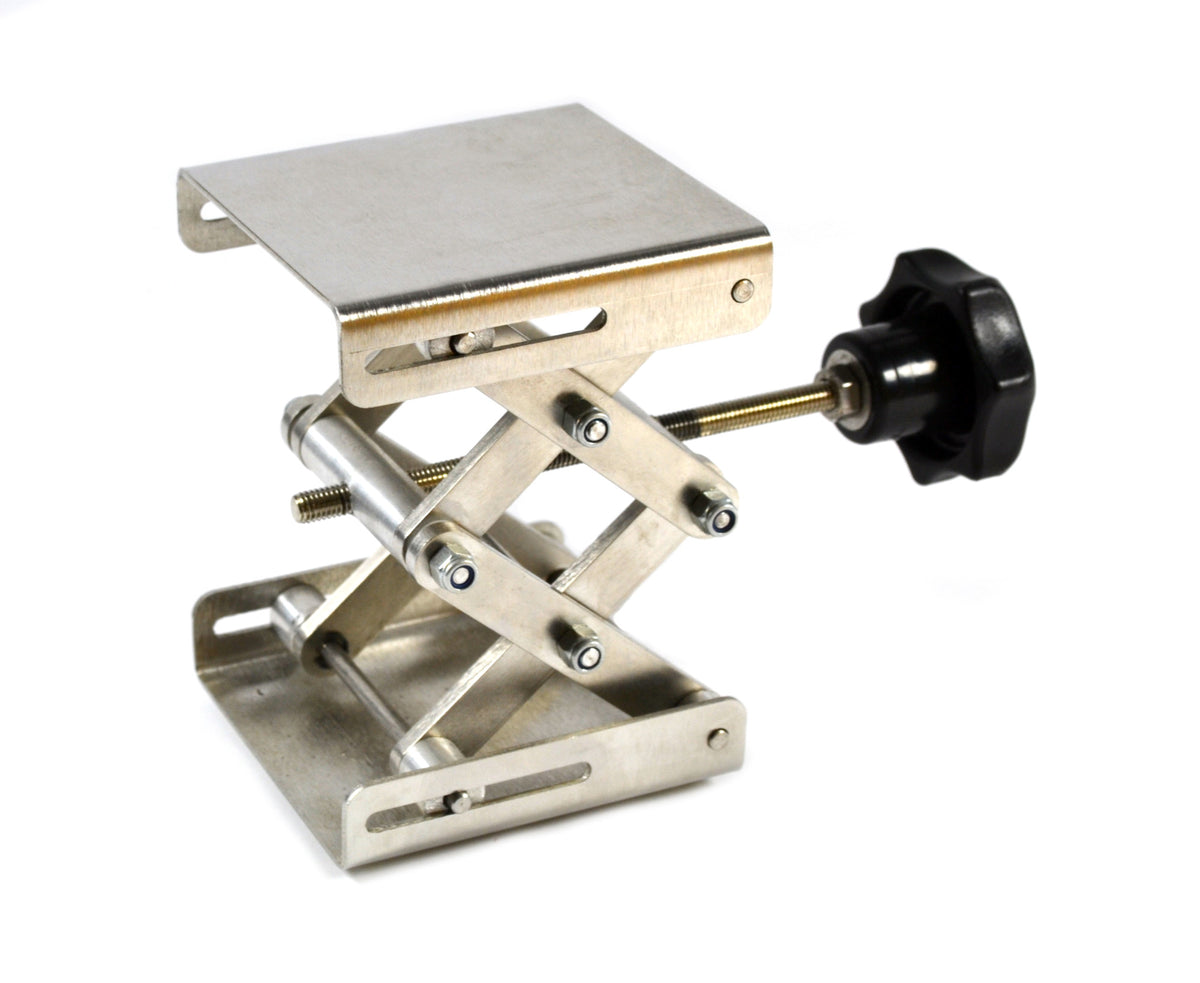 Stainless Steel Lab Jack, Mini, 8 x 7 cm — Eisco Industrial